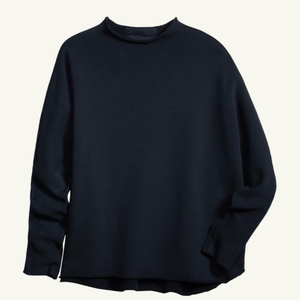 Frank & Eileen - The Effie - LongSleeve Funnel Neck Capelet - British Royal Navy